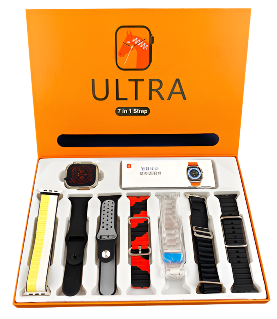 7 in 1 Ultra Smartwatch Full HD Display 49mm Dial Size Always On Display