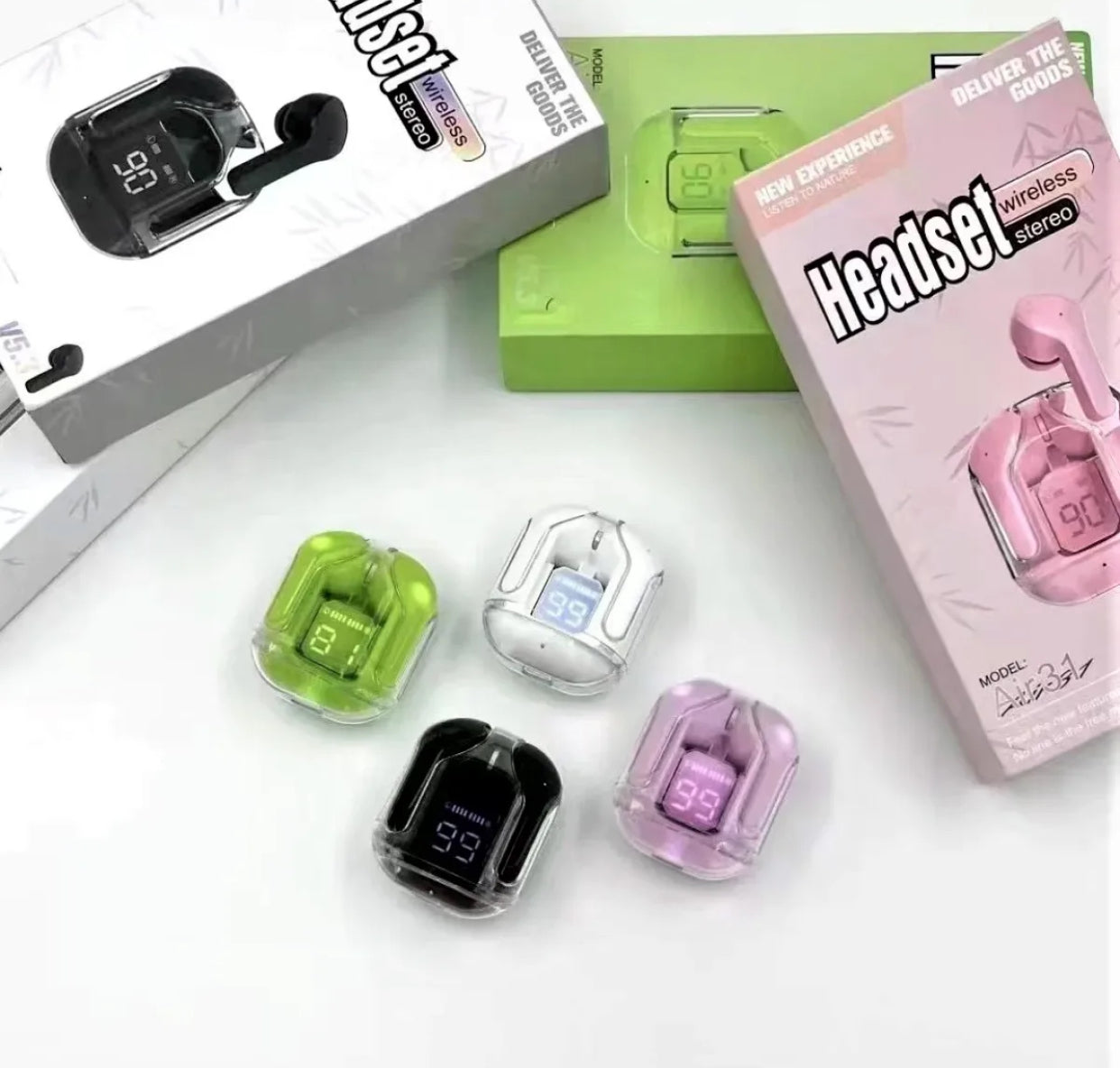 AIR 31 WIRELESS TWS TRANSPARENT EARBUDS