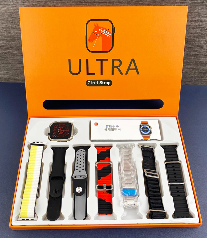 7 in 1 Ultra Smartwatch Full HD Display 49mm Dial Size Always On Display